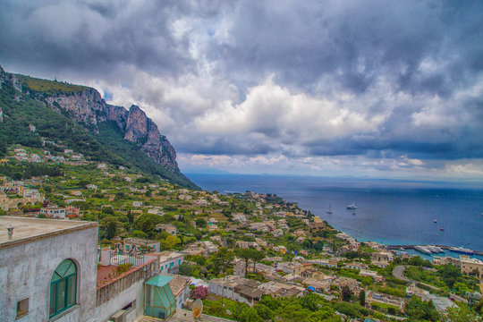 Panoramic View of Capri Italy