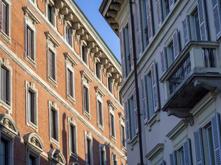 Historic residential building in Milan