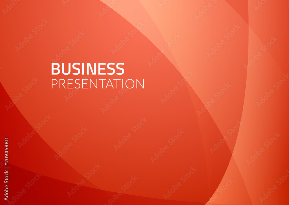 Poster abstract business vector background for presentation. red graphic design gradient illustration. busi