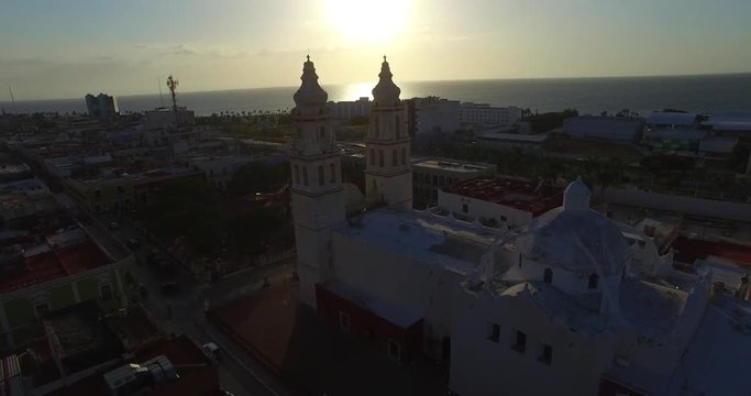 Campeche Aerial Drone Footage