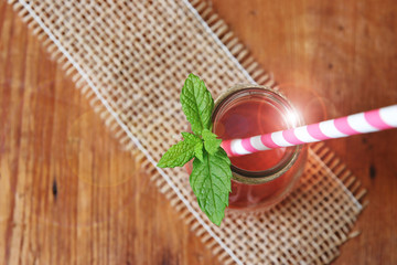 rhabarbersaftschorle