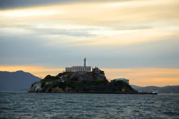 Foto op Canvas Alcatraz in San Francisco bay © pink candy