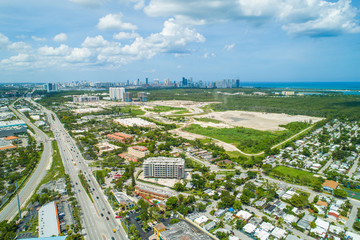 Aerial image of North Miami Florida
