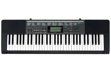 Fototapeta premium black synthesizer isolated