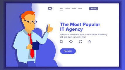 Landing Website Page Vector. Business Website. Web Page. Landing Design Template. Processes And Office Situation. Support Solution. Group Meeting. Product Testimonial. Illustration