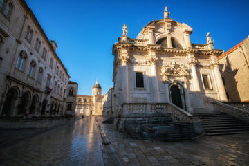 Saint Blaise Church in Dubrovnik old town, Croatia