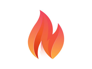 Fire Flame Icon Vector