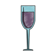 Wine cup isolated vector illustration graphic design