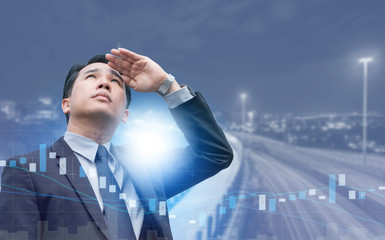 Double exposure - Business Leader Vision