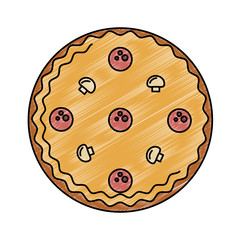 Pizza italian food vector illustration graphic design