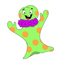 Monster hand puppet illustration.