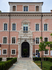 Fototapeta na wymiar Palazzo Rasponi dalle Teste built at the end of the 1600s.