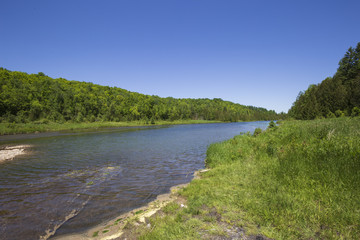 Fototapeta na wymiar Landscape View of a Country Pond