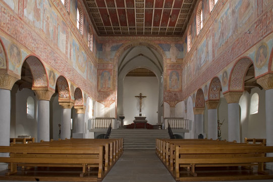 Kirche Sankt Georg Oberzell auf der Insel Reichenau