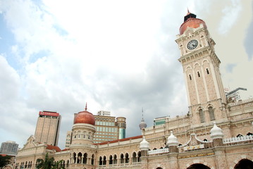 Sultan Abdul Samad Building and Merdeka Square in Kuala Lumpur city centre, Malaysia