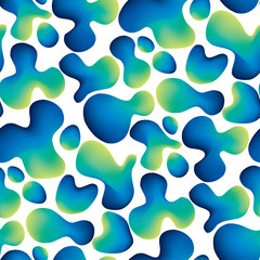 Fototapeta na wymiar Abstract organic liquid vector seamless pattern.