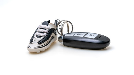 Key Chain On White Background