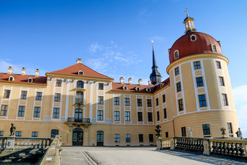 Obraz premium Schloss Moritzburg bei Dresden