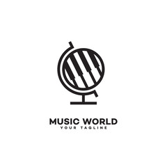 Music world logo