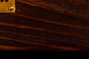 dark weathered teak wood with copper