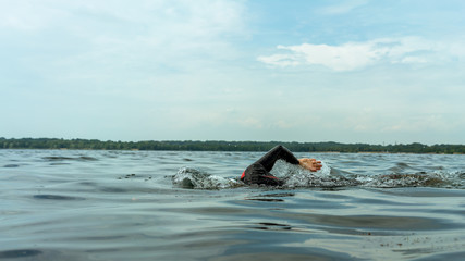Swimming in a lake