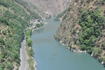 Ravi river view 