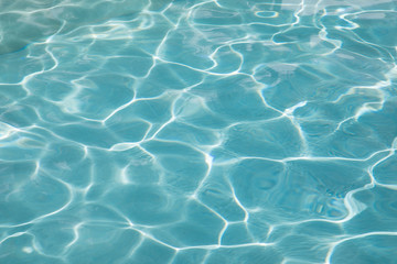 Water in the swimming pool