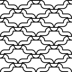 Design seamless monochrome waving pattern