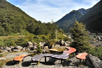 Fantastic landscapes of New Zealand