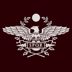 Logo of the Roman eagle.