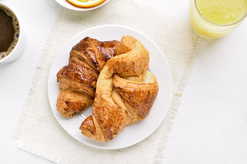 Croissants for breakfast