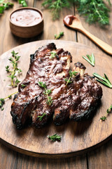 Grilled pork ribs