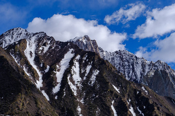 Convict Lake and the Sherwin Range mountains surrounding the lake part of the Sierra Nevada Mountains
