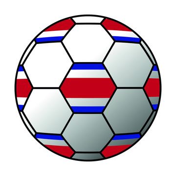 Ball Costa Rica Flagge