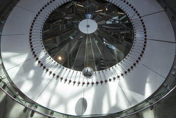 Foucault Pendulum From Above © Ramunas