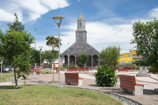 Church of Santa Mar&iacute;a de Loreto in Achao