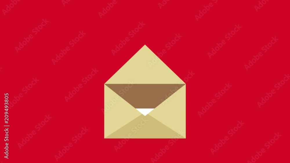 Poster bug virus inside email over red background high definition colorful animation scenes
