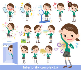 school girl Green Blazer_complex