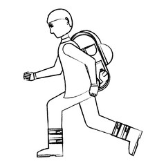 Anzac day design with military soldier with the equipment over white background, vector illustration