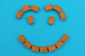 Brown sugar is more useful than white sugar. The sad face of white sugar, the face of brown sugar smiles.