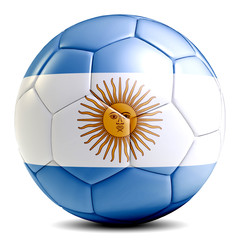 Argentina soccer ball football futbol isolated