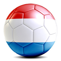 Obraz premium Luxembourg soccer ball football futbol isolated