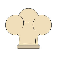 Chef hat symbol vector illustration graphic design
