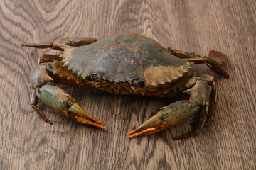 Raw crab