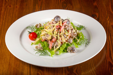 Mushroom salad