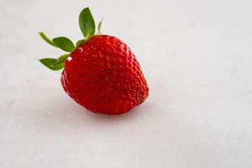  Fresh  strawberry isolated on white background. Strawberries, flowers and leaves.