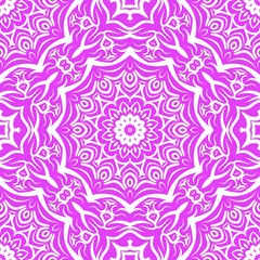 Unique, abstract floral color pattern. Seamless vector illustration. For design, wallpaper, background, print