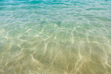 blue sea water caustics background