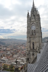 Fototapeta na wymiar Cátedra del voto nacional, Quito, Ecuador