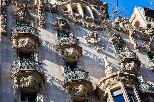 Casa Comalat in Barcelona Spain